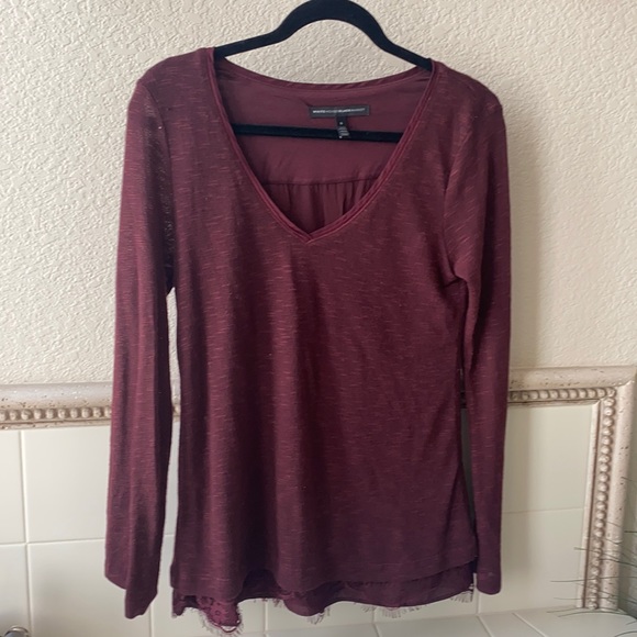 Long Sleeve Shirt with Lace Detail - Picture 1 of 2